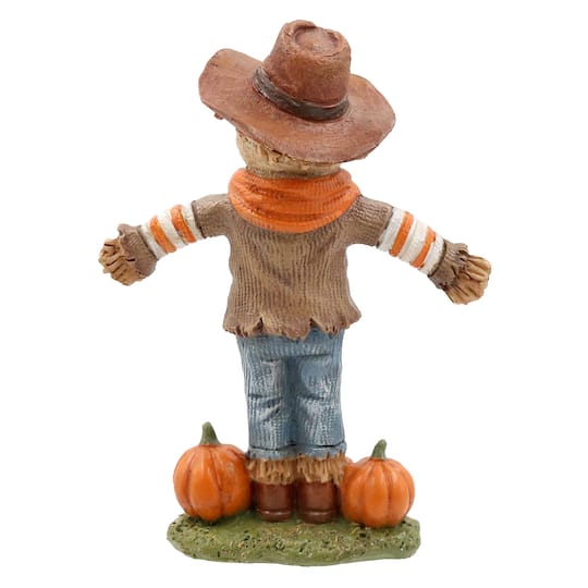 Mini Scarecrow with Pumpkins by Ashland®